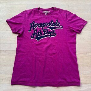 Vintage Aeropostale Ath Dept Pink T-Shirt S/P Y2K Retro